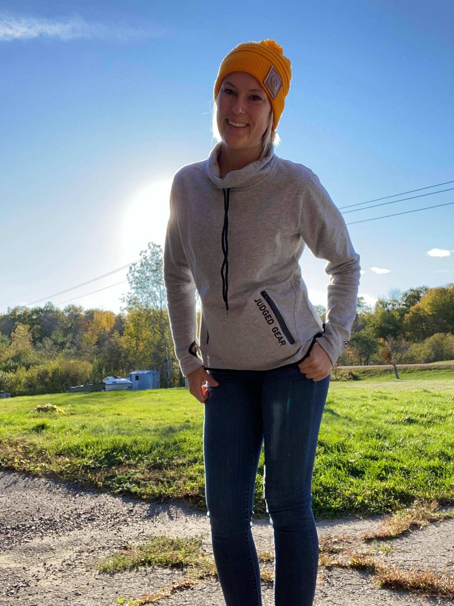 Heathered Cowl Neck