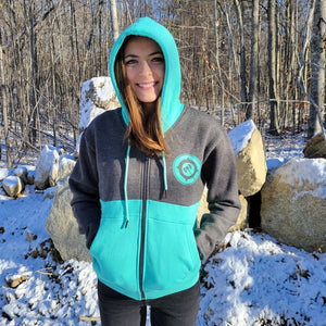 Very Limited Stock Teal Full Zip